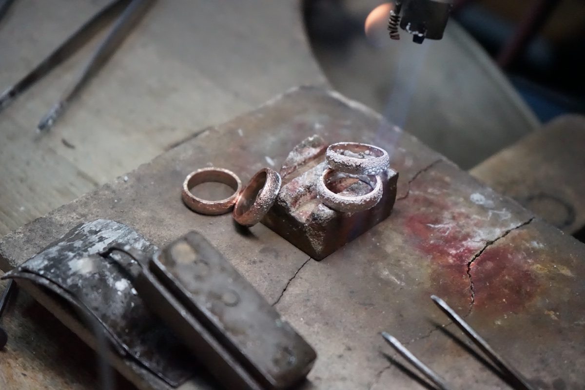 Handwerk in der Gerstner Trauringmanufaktur