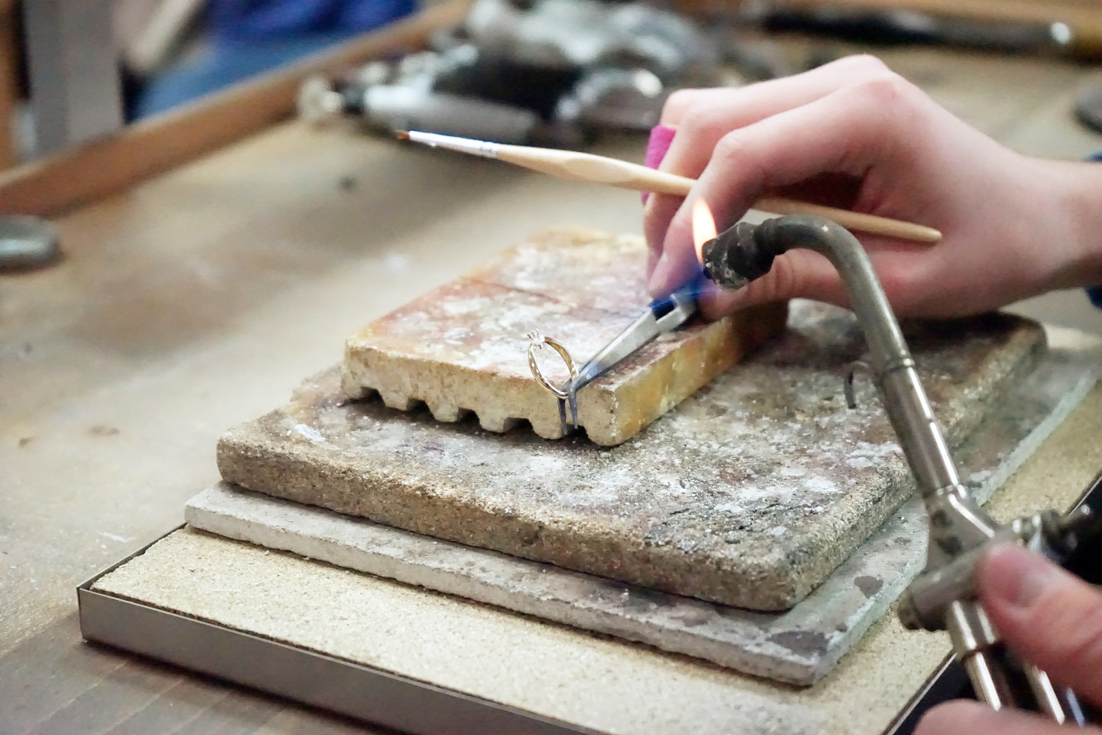 Handwerk in der Gerstner Trauringmanufaktur