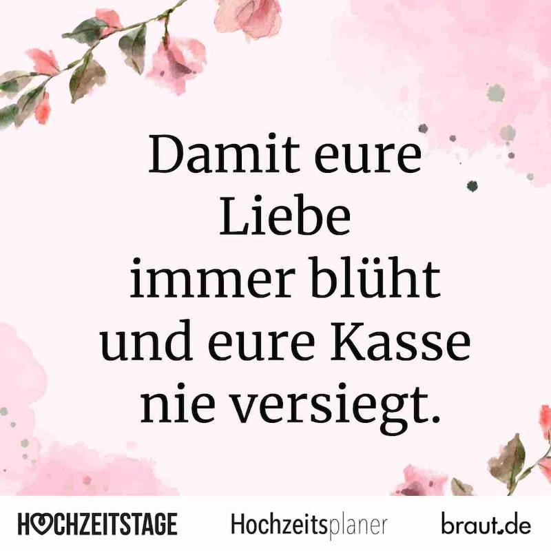 geldgeschenk spruch kurz