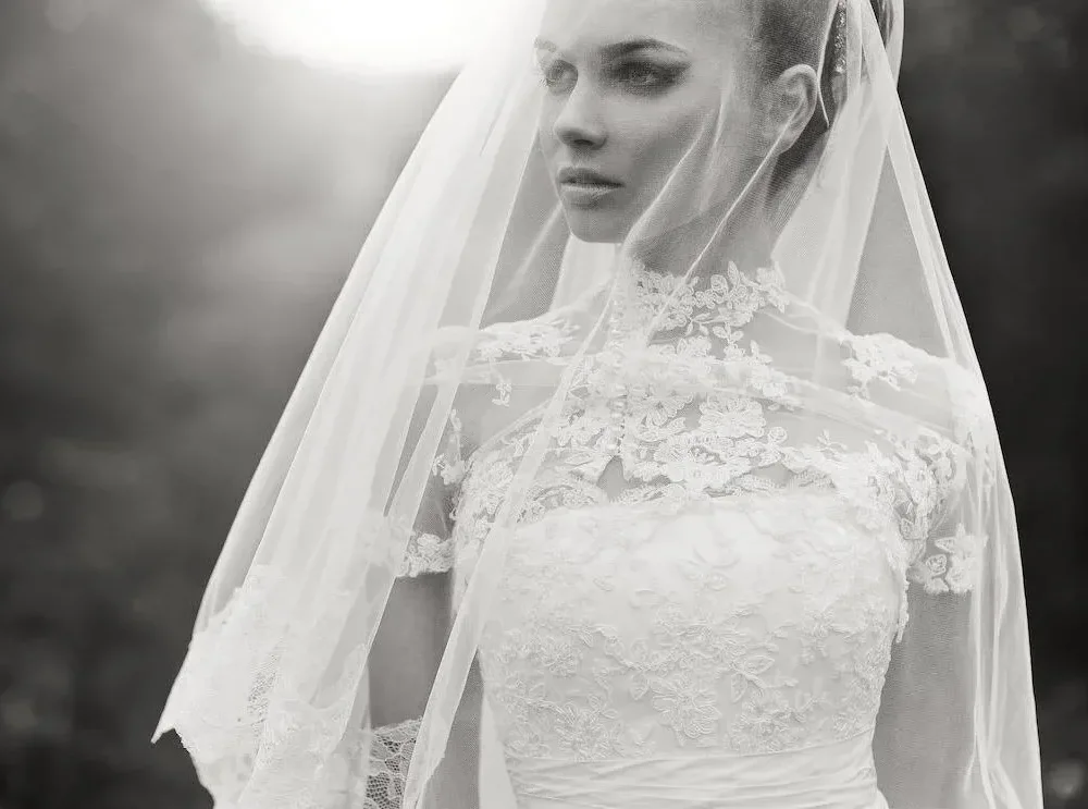 Secondhand Brautkleider. Braut im Vintage Brautkleid