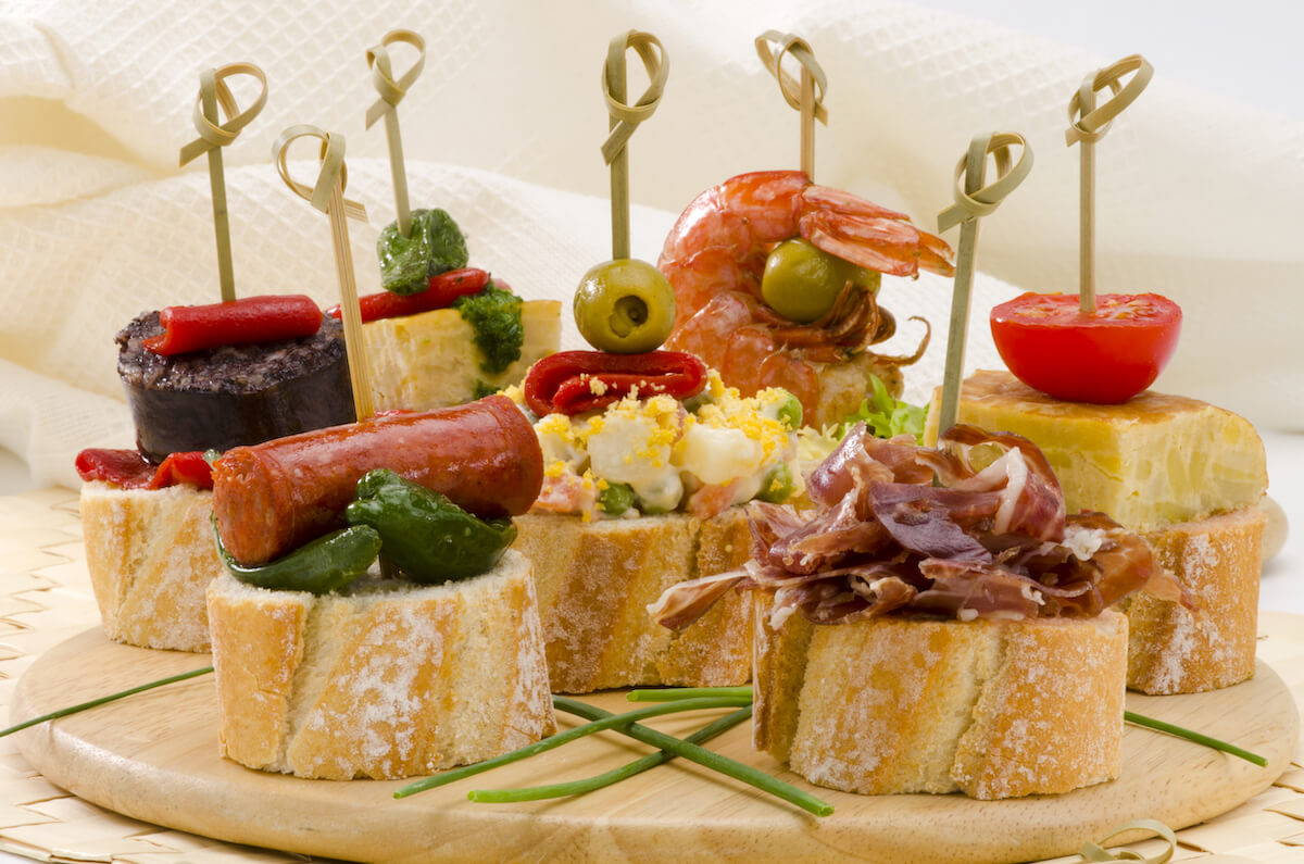 Tapas als Mitternachtssnacks Hochzeit