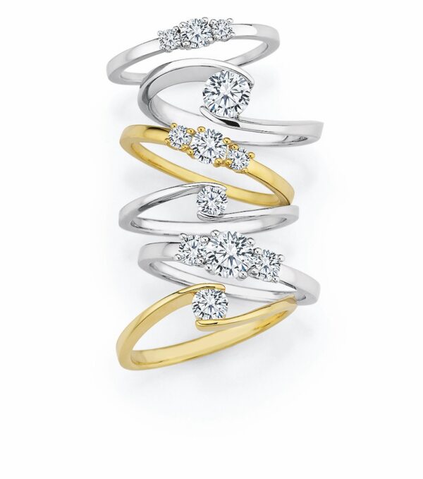 Collection Ruesch: Trauringe mit Diamanten