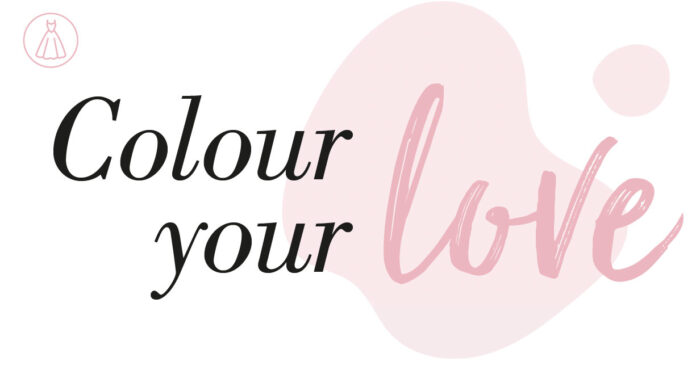 Bunte Brautmode für die Braut: Colour Your Love!