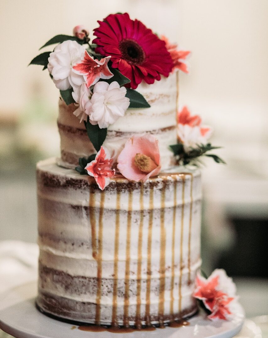Hochzeitstorte zweistöckig