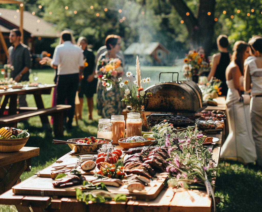 Barbecue-Hochzeit