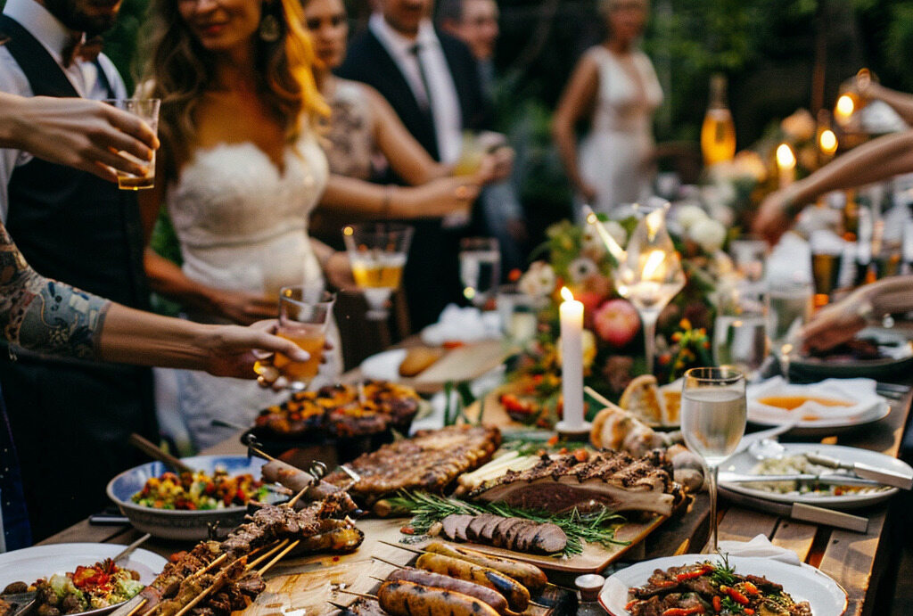 Barbecue-Hochzeit