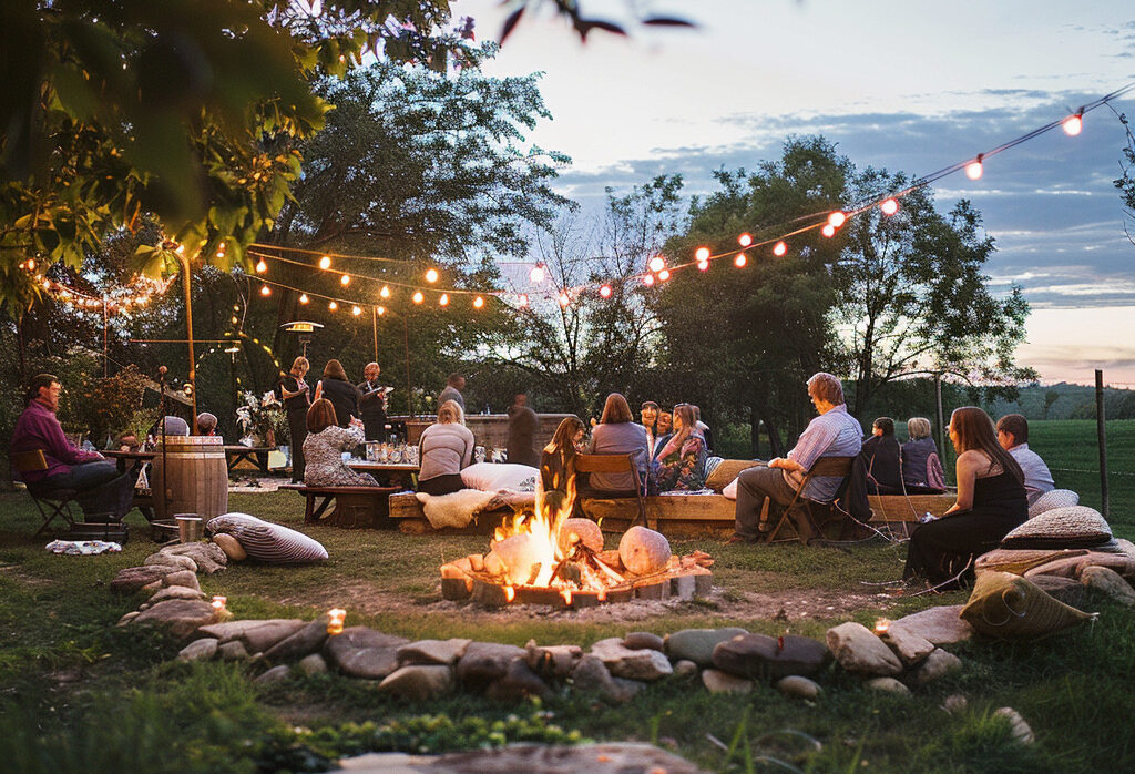 Barbecue-Hochzeit