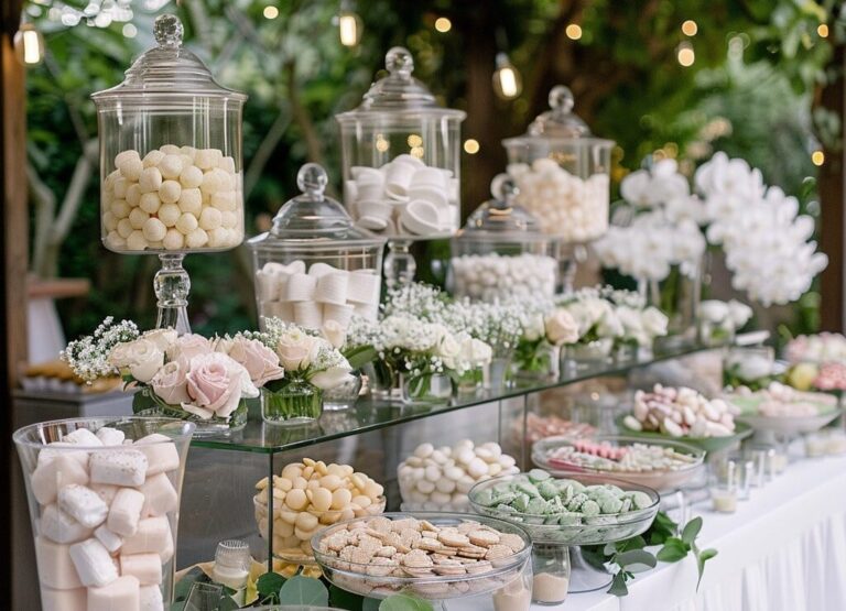 Hochzeitsessen und Catering sparkling_swan_12010_Garden_Wedding_Candy_Bar_A_candy_bar_desig_0d2ec602-da21-4207-8fc8-da94f1acc042-min-e1720012136862-11