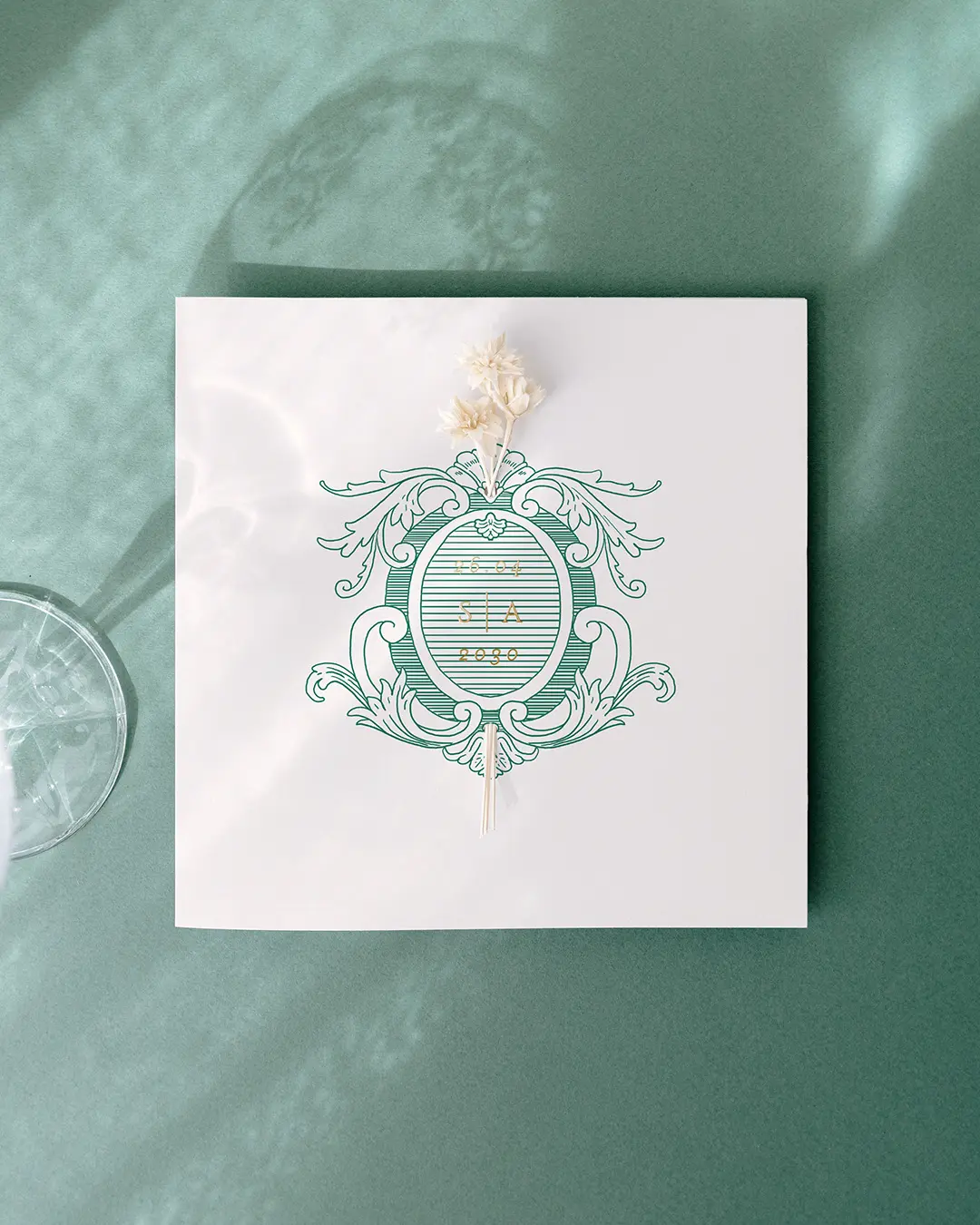 Elegante Hochzeitseinladung von Cotton Bird