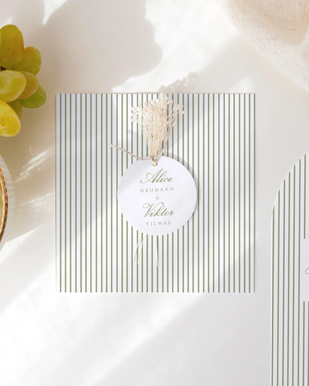 Hochzeitsdetails von Cotton Bird