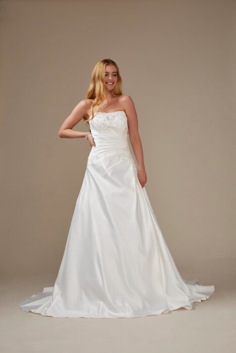 Trägerloses A-Linien-Brautkleid von Weise, Modell 336482
