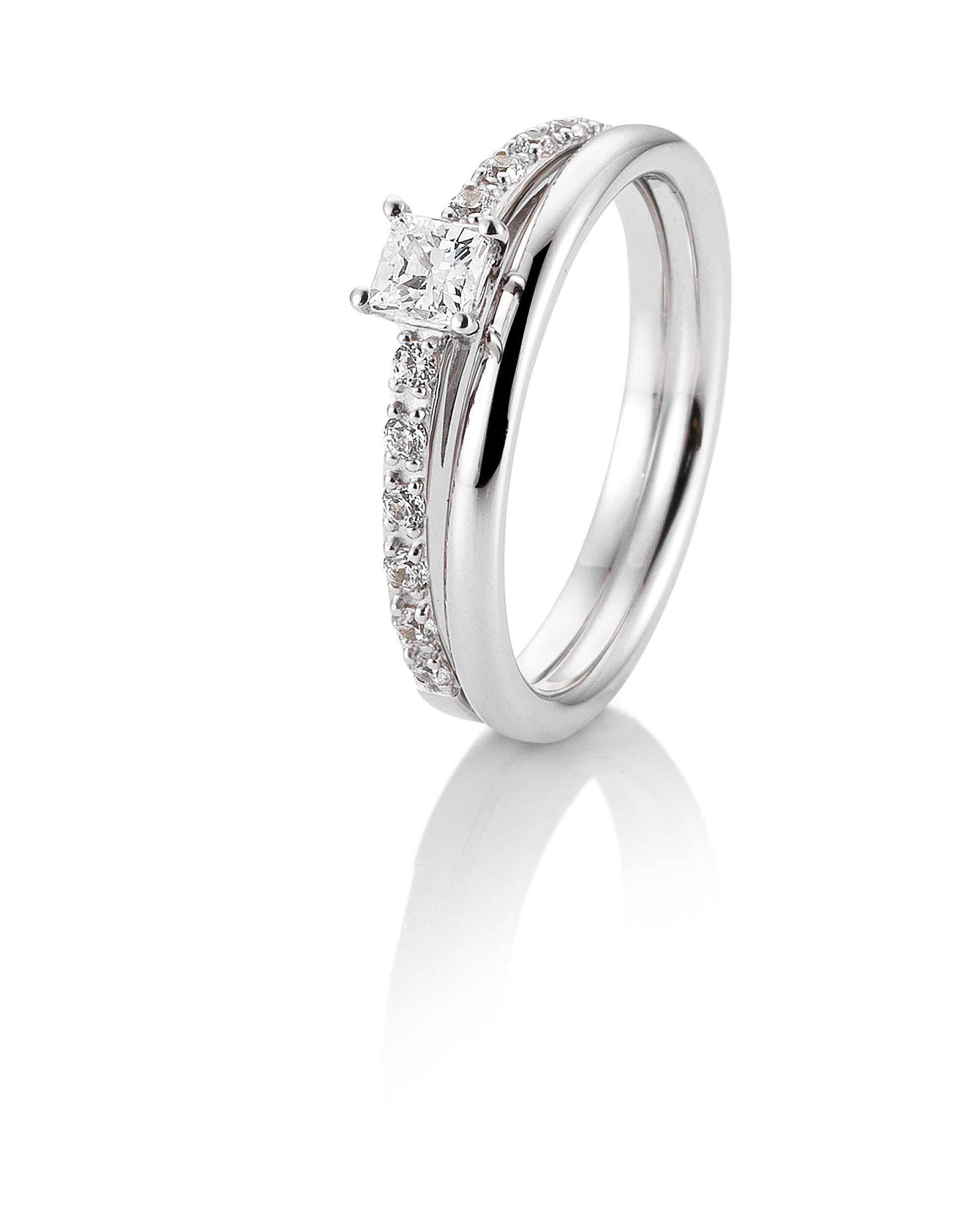 Breuning – Ringset Weißgold