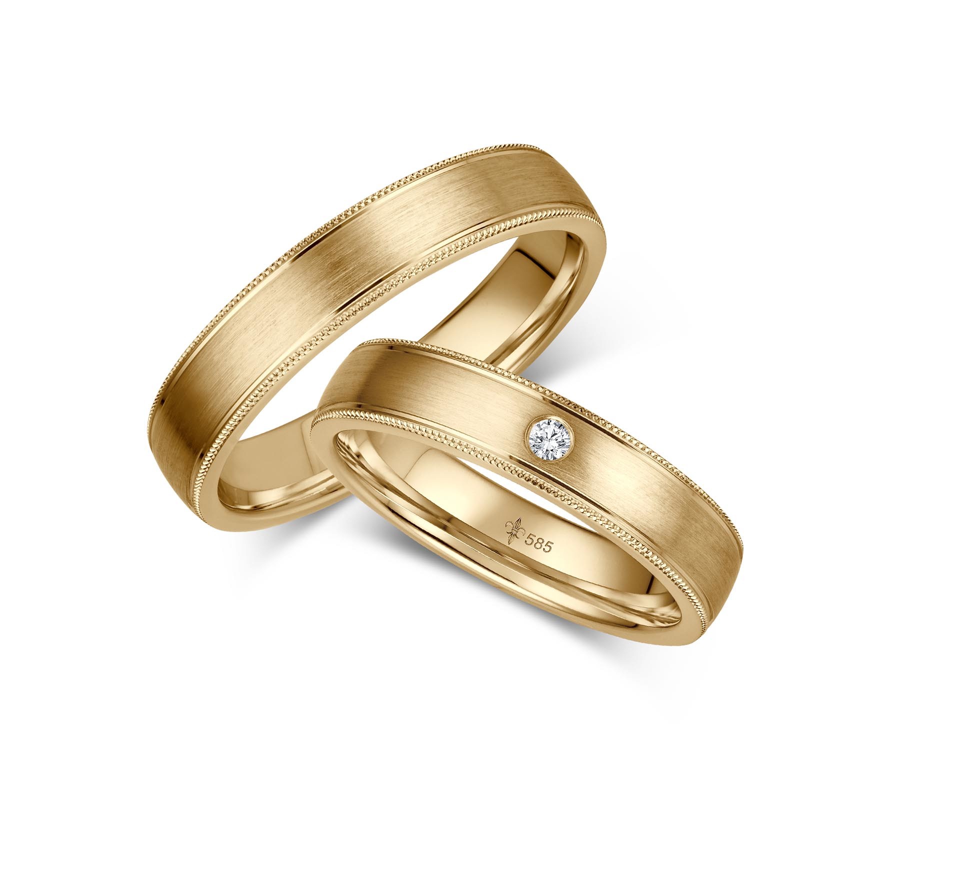 Giloy Trauringe Gelbgold
