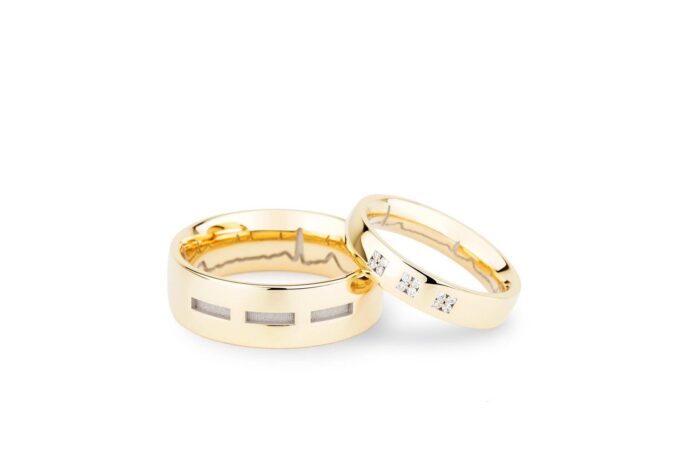 Insignety Trauringe Gelbgold