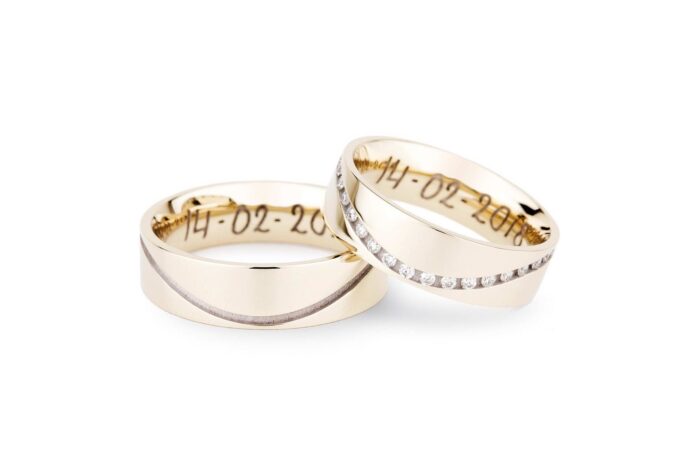 Insignety Trauringe Gelbgold