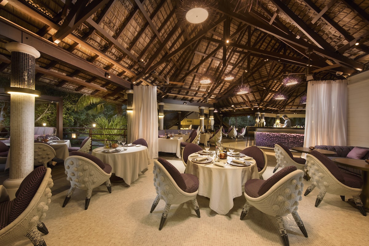 Restaurant im 5-Sterne Hotel Constance Lemuria.