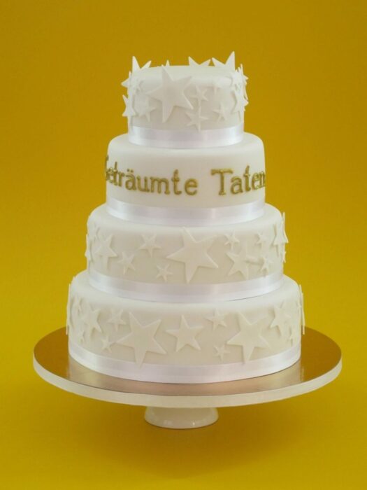 edle Hochzeitstorte