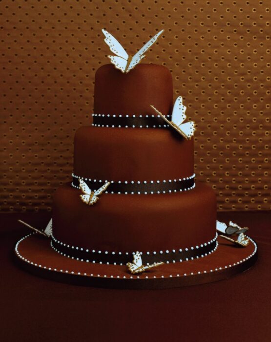 Hochzeitstorte aus Schokolade