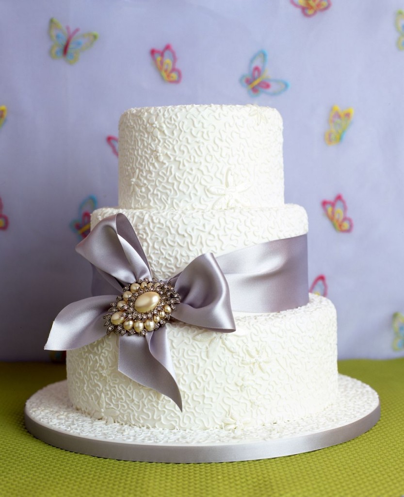 edle Hochzeitstorte