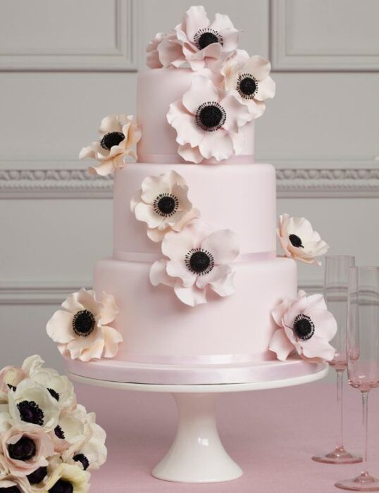 edle Hochzeitstorte