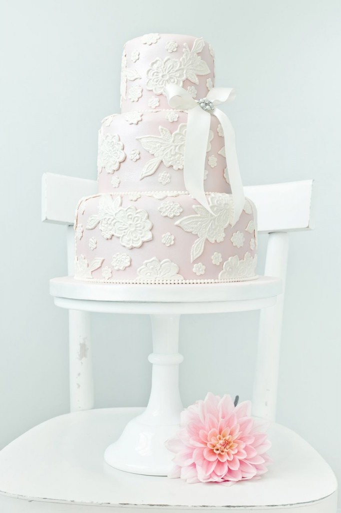 edle Hochzeitstorte