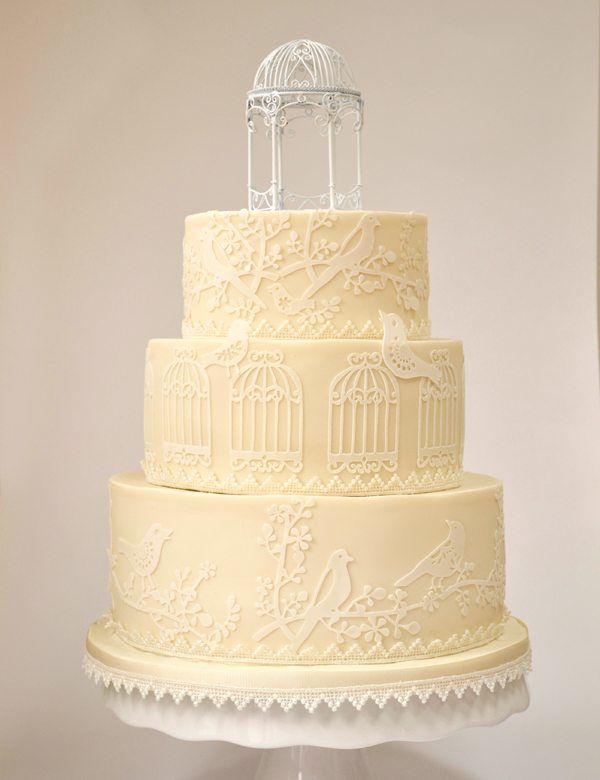 edle Hochzeitstorte