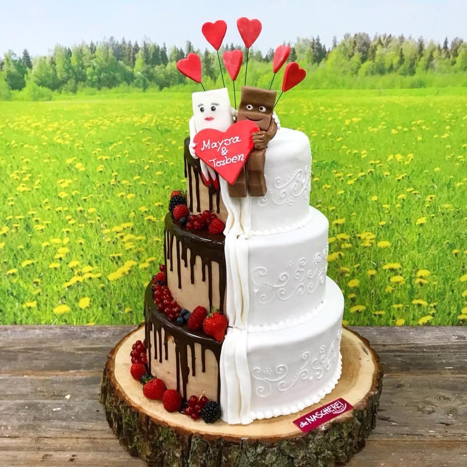 Kinderriegel-Hochzeitstorte
