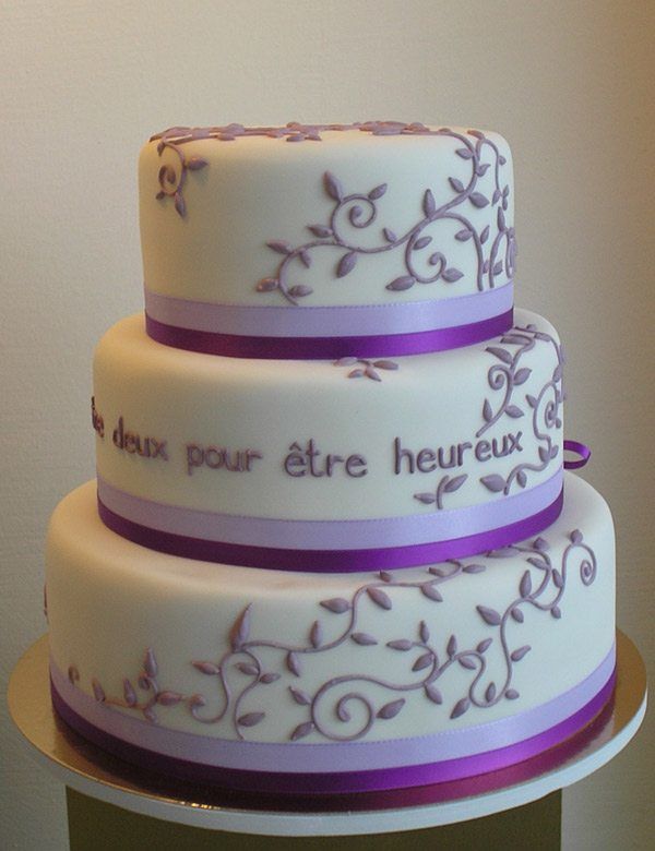 edle Hochzeitstorte