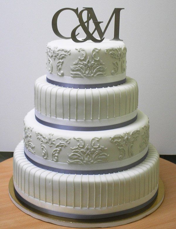 edle Hochzeitstorte