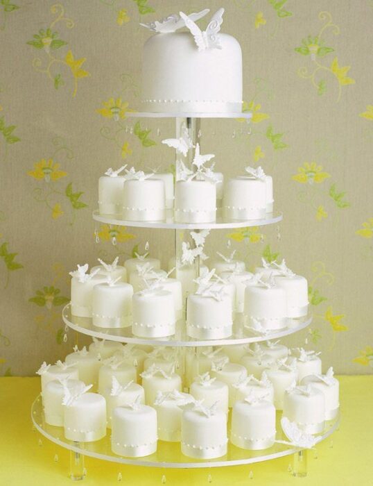 Hochzeitstorte aus Cupcakes