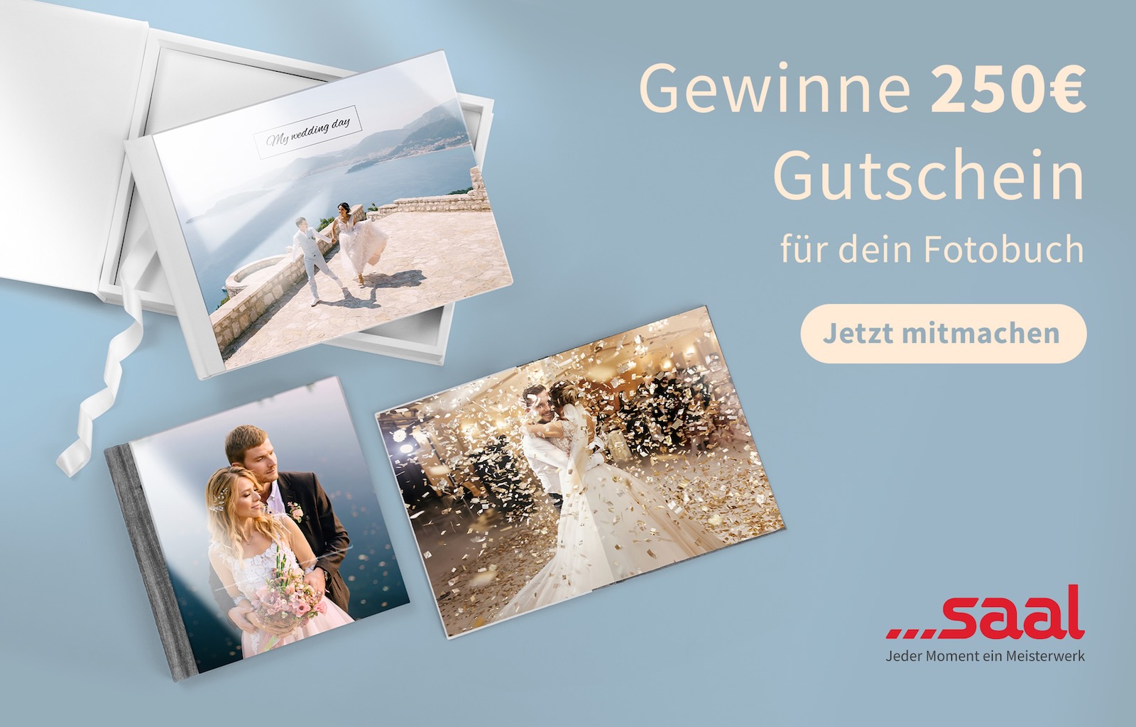 SAAL Digital Gewinnspiel: 250 Euro Gutschein für ein Fotobuch